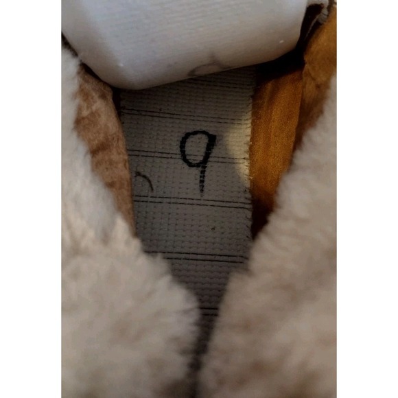 Women's EMU Australia Ivory Suede Fur Lined Lace Up Boots Size 9 (Fit Like 8.5) - Picture 10 of 11